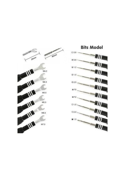 Jakemy Jm-8158 Çok Fonksiyonlu Dıy Tool Tornavida Seti 35 Parça