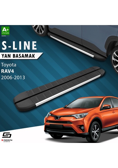 S-Dizayn Toyota Rav 4 3 S-Line Aluminyum Yan Basamak 163 Cm 2006-