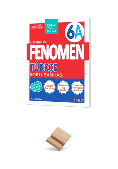 Fenomen 6. Sınıf Maarif 6a Türkçe Soru Bankası + Telefon Standı