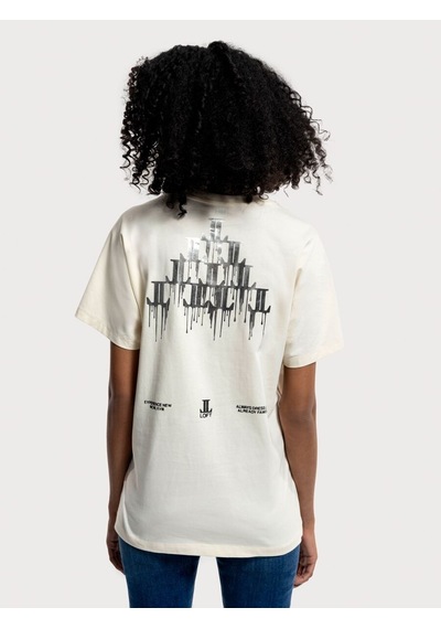 LOFT Loose Fit Kadın Tshirt K.kol Lf2034965 Q1.v1 Ekru