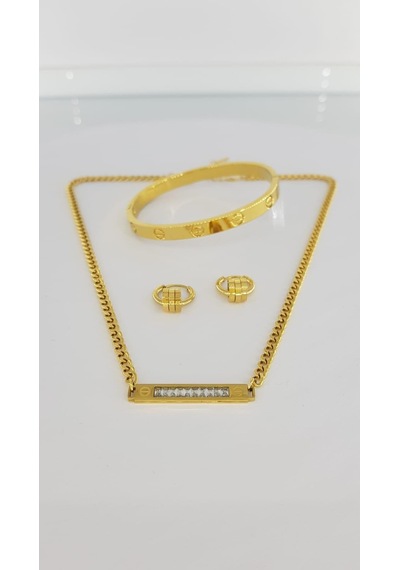 Sones Çelik Takı Setleri Sns50026872 Gümüş - Rose Gold