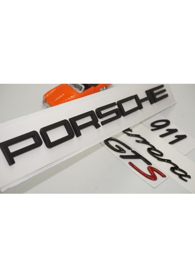 Porsche Carrera 911 Gts Bagaj 3M 3D Abs Yazı Logo Amblem Seti (549169301)