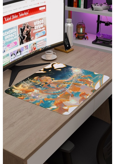 Yoimiya Genshin Impact Anime Gacha V3 - 48x40 Xl Gaming Mouse Pad Fare Altlığı