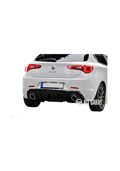Kit Garaj Alfa Romeo Giulietta Difüzör Çift Çıkış Plastik Boyasız