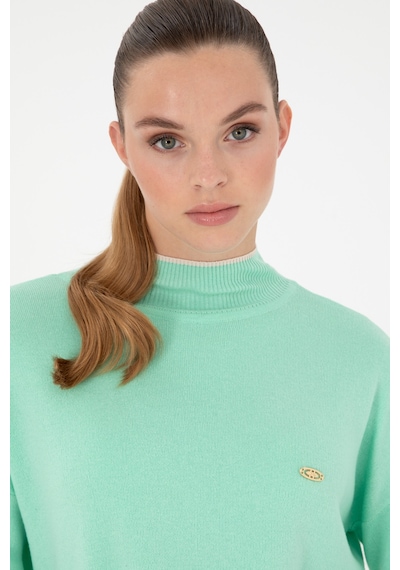 U.S. Polo Assn. Kadın Mint Balıkçı Yaka Kazak 50297069-VR090