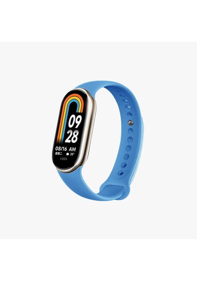 Xiaomi Mi Band 8 9 10 Uyumlu Akıllı Bileklik Silikon Kordon Kayış Mavi
