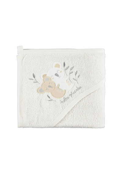 Civil Baby Koala Nakış 75x75 Havlu - Ekru Standart