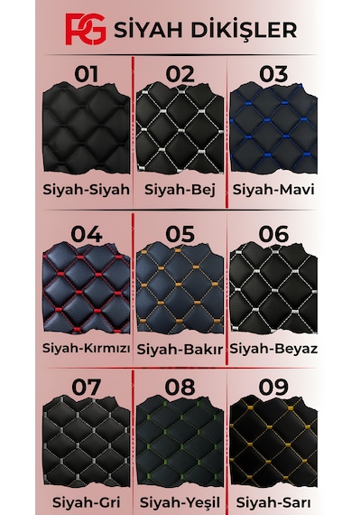 Audi Kırmızı 8d Deri Tam Kaplama Havuzlu Oto Bagaj Havuzu