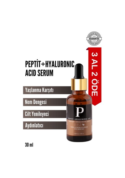 Cilt Yenileyici Ve Yaşlanma Karşıtı, Onarıcı Peptit&hyaluronic Acid Cilt Bakım Serumu 30 Ml