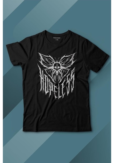 Kendim Seçtim Hopeless Gothic Umutsuz Black Karanlık Baskılı Tişört Çocuk T-shirt 001