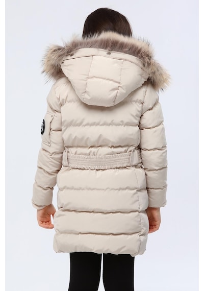 Benitto Kids Kız Çocuk Kaban 1249-bej Bej
