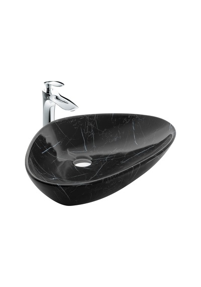 Paluci Doğa Galaxy Mermer Desen Lavabo Sırlı