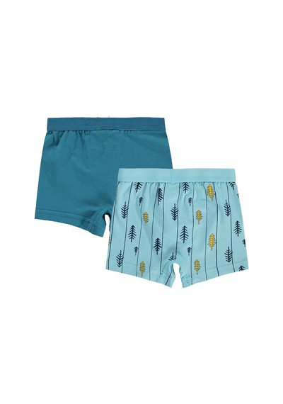 Civil Boys Civil Erkek Çocuk Wonderful Erkek Çocuk 2'li Boxer Likralı Süprem Okul Kreş Ve Günlük Kullanım Standart