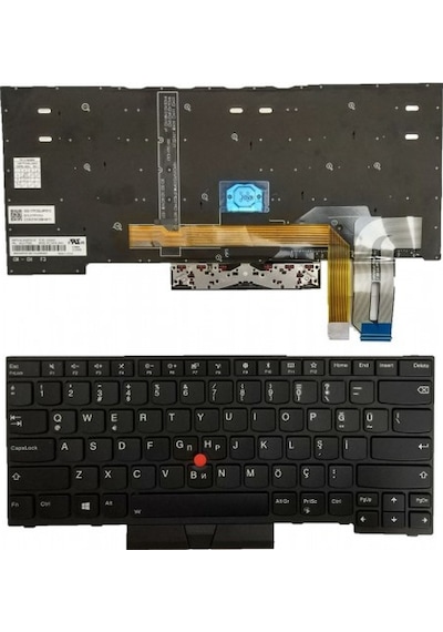 Lenovo 01yp387 01yp467 Uyumlu Notebook Klavye Siyah Aydınlatmalı Tr