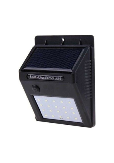 Güneş Enerjili Sokak Lambası Solar Bahçe Armatürü Aydınlatması Dış Mekan Işık 20 Led