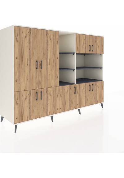 Kronos Dolap 14 Raflı 9 Kapaklı 220x59x163 Aytaşı-çam/antrasit Atlas Çam/antrasıt - Aytası Kronos Dolap 14 Raflı 9 Kapaklı 220x59x163 Aytaşı-çam/antrasit Atlas Çam/antrasıt - Aytası
