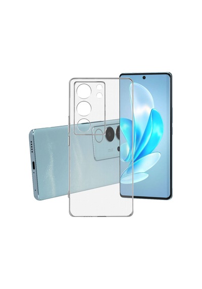 Nourthkiingdom Vivo V29 5g Kılıf Nrtk Süper Silikon Kapak - Renksiz Renksiz