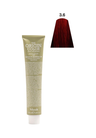 Nook Origin Color Saç Boyası 100 ML Derin Kızıl Koyu Kahve