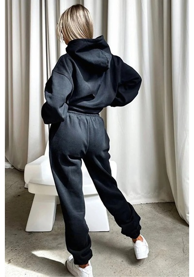 Ellore Australia Eşofman Takımı Sweatshirt Jogger Siyah Baskılı Oversize Şardonlu Kapüşonlu Siyahh Ellore Australia Eşofman Takımı Sweatshirt Jogger Siyah Baskılı Oversize Şardonlu Kapüşonlu Siyahh