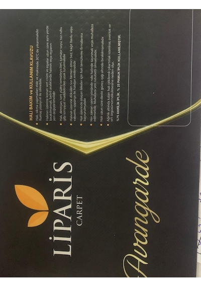 Liparis Halı Avangarde Serisi 5435 Antrasit Akrilik Salon Oturma Yatak Odası Halısı