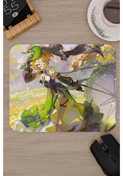 Emilie Genshin Impact Anime Gacha V2 - 22x18 Gaming Mouse Pad Fare Altlığı