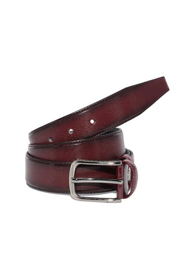 Süzer Deri Bordo Rugan Suni Deri Desenli 3.5 Cm.lik Klasik Kemer - 8007-80 001