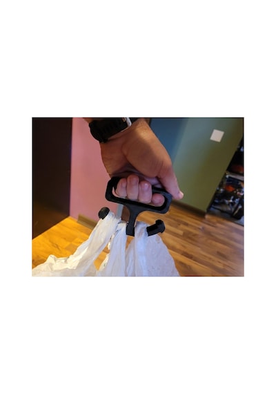 Ergonomik Poşet Taşıma Aparatı El Kesmeyen Market Pazar Poşet Taşıyıcı Tutacak Sert Plastik 2 adet