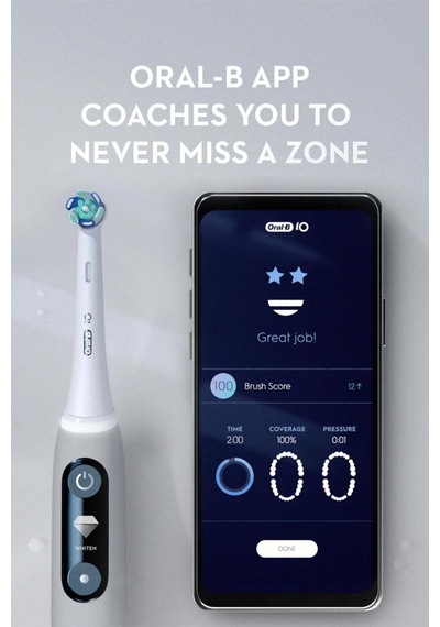 Oral-b İo Series 6 Black Lava Bluetooth Şarjlı Diş Fırçası