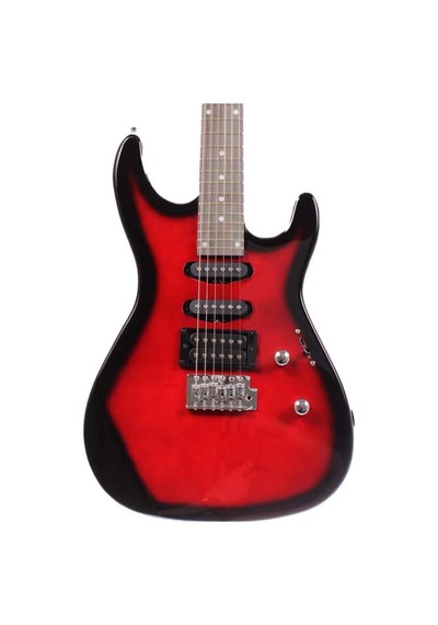 Angel Aeg09-rd Transparent Wine Red Burst Elektro Gitar