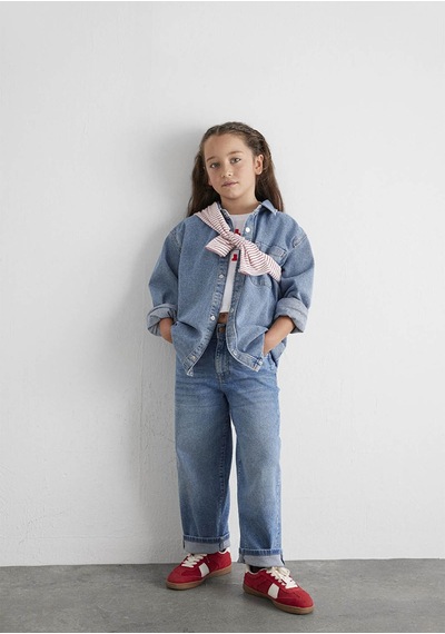 Mavi Zayla 90lar Mavi Kız Çocuk Jean Pantolon M7010510-88228
