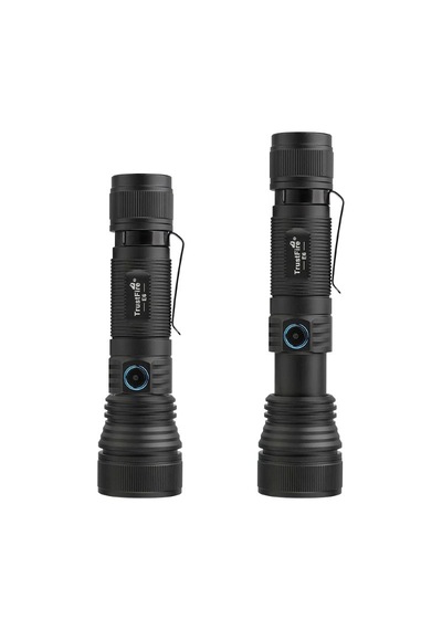 Trustfire E6 Zoomlu El Feneri 1500 Lümen Siyah