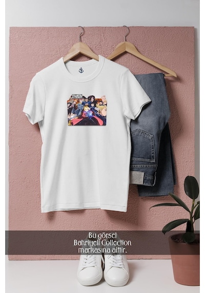 Bahriyeli Collection Oversize Fullmetal Alchemist Homunculus Tasarımlı Unisex T-shirt Beyaz