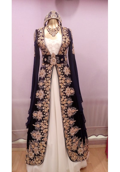 Sedamoda Kına Gecesi Bindallı Kaftan Sd 20181 Model