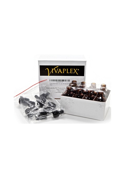 1 Oz Amber Cam Şişeler, Cam Damlalıklı - 12 Pk