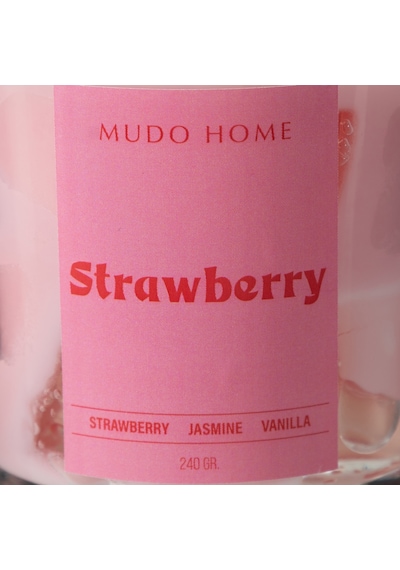 Mudo Home Strawberry Jel Mum 240gr Diğer