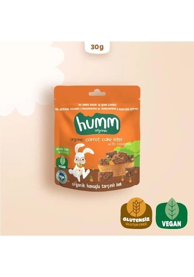 Mey İthalat Organik Havuçlu Tarçınlı Vegan Kek 30 Gr