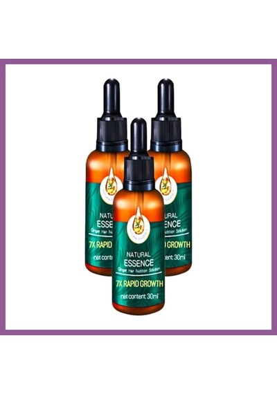 Bezos Süper Parlak Uzun Sağlam Saçlar Ve Sakallar Serumu 3adetx30 Ml Ölçeğinde Natural Rengaren