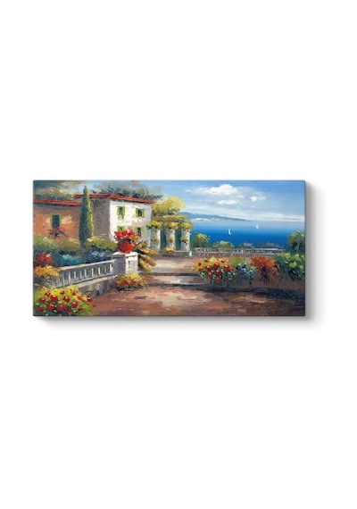 Manzarası Ve Ev Tablosu 140 X 70
