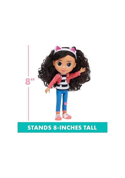 Gabby's Dollhouse, Gabby 20cm Bebek, 6060430, Çok Renkli