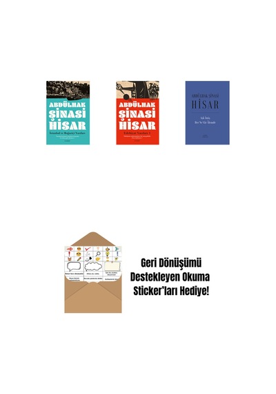 İstanbul Ve Boğaziçi Yazıları + Edebiyat Yazıları - 1 + Aşk İmiş Her Ne Vâr Âlemde Ciltli + Okuma Sticker'ları