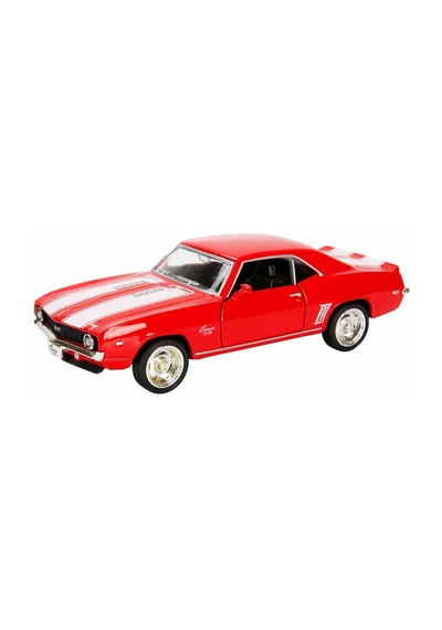 1:32 Rmz City Alman Klasikleri Serisi Die Cast Çek Bırak Model Araba - Kırmızı 1969 Chevrolet Camaro