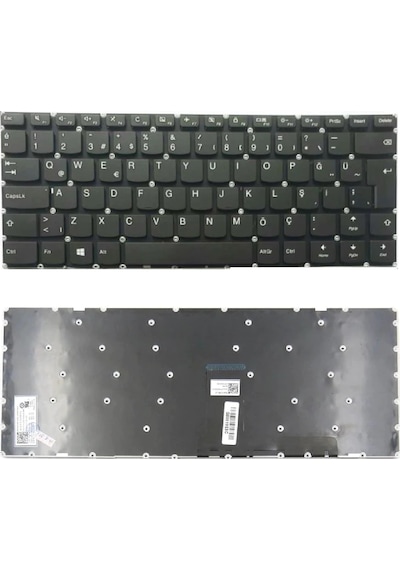Lenovo İdeapad 310-14ıap 80ts 310-14ıkb 80tu 80v9 310-14ısk 80sl 80ug Uyumlu Klavye Siyah Türkçe