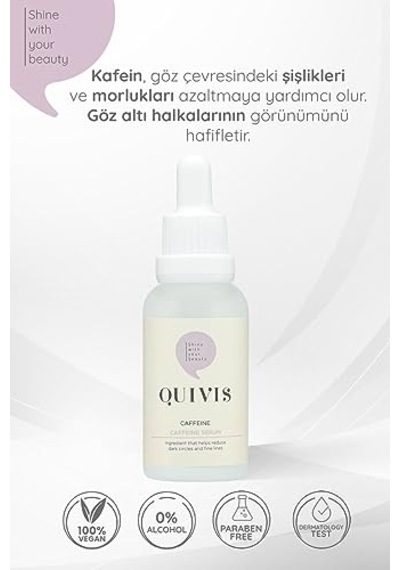 Purest Solutions Torbalanma Ve Morluk Karşıtı Aydınlatıcı Kafein Göz Altı Serumu 30 Ml Caffeine 5 Vitamin C