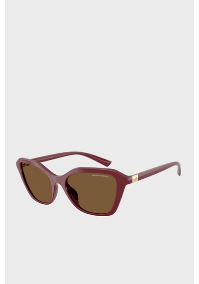 Armani Exchange Oval Güneş Gözlük Kadın Gözlük 0ax4173su 838773 56 Kırmızı Siyah