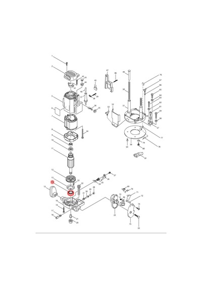 Makita 3612 Rulman 6004 Ürün Kodu 211326-7