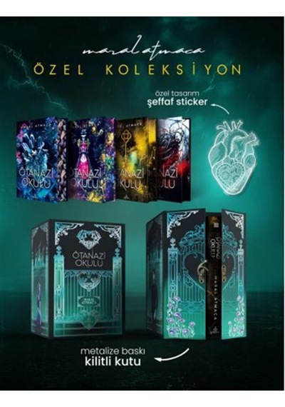 Ötanazi Okulu Serisi Yan Boyamalı Kilitli Koleksiyon Kutu / Ma...
