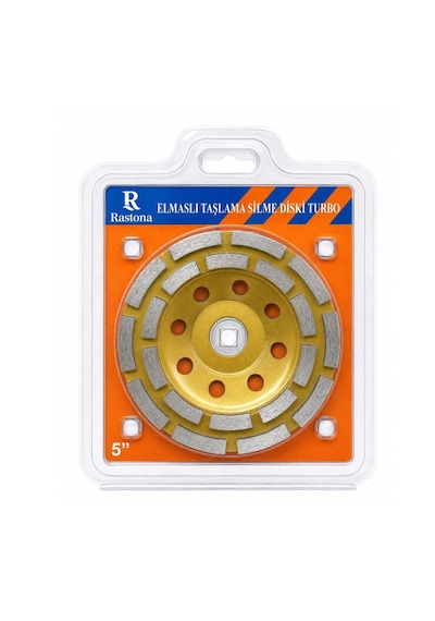 Rastona Elmaslı Taşlama Silme Diski Turbo 5"