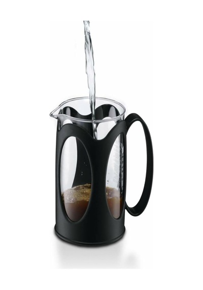 Kenya Kahve Makinesi Fransız Pres Sistemi, Kalıcı Paslanmaz Çelik Filtre, 1,0 Litre Siyah Diğer