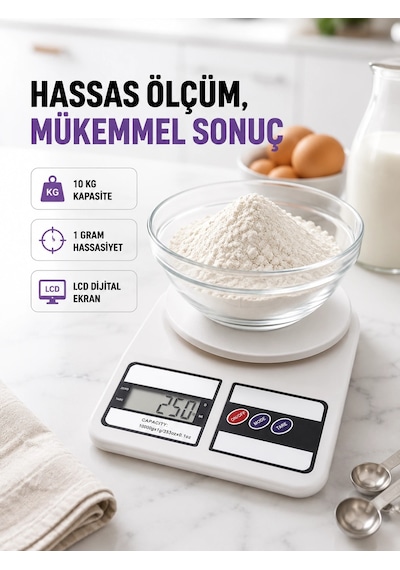 Taşınabilir Dijital Terazi Çift Ölçü Birimi Destekli Çok Renkli 77404269