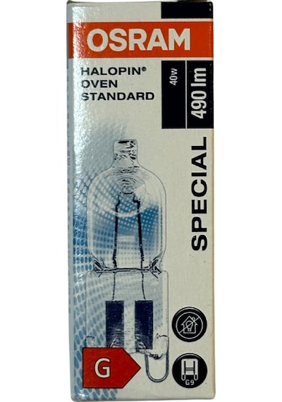Osram Halopin Oven 40w 2700k Sarı Işık G9 Duylu Halojen Fırın Ampulü
